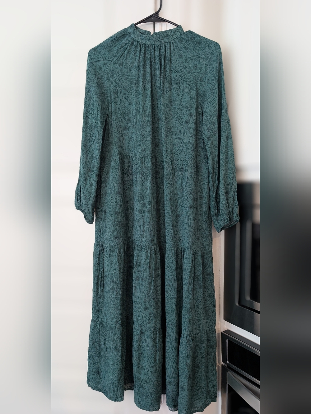 A New Day Teal Long Sleeve Maxi Dress